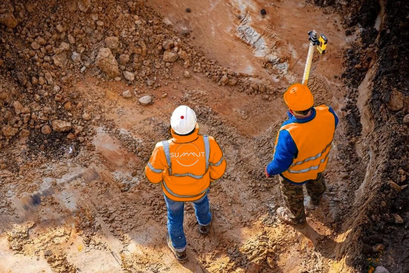 Summit Group crew conducting a site assessment
