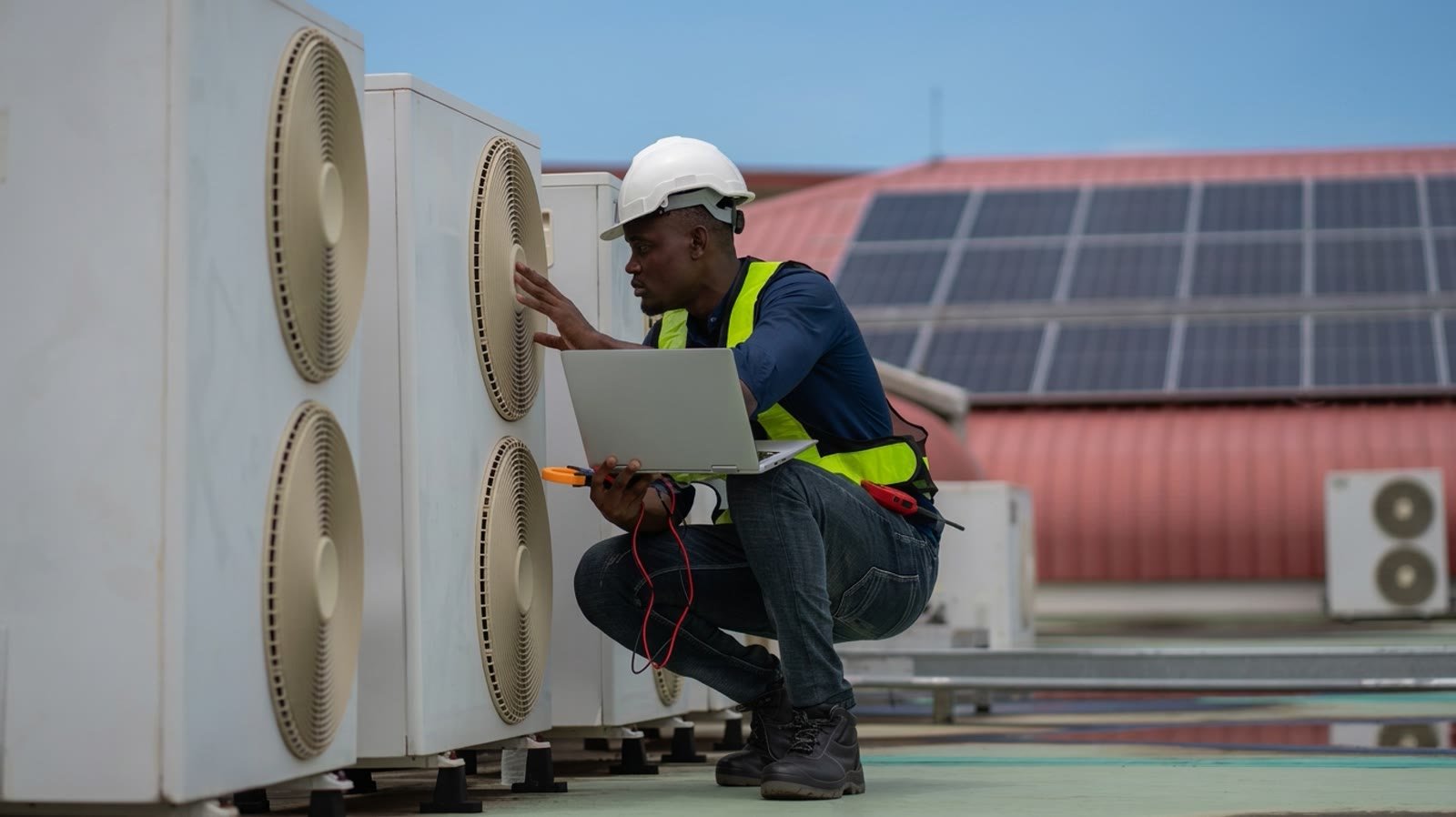 Technical diagnostics on rooftop HVAC equipment